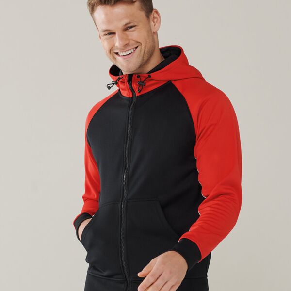 Panelled sports hoodie Thumbnail