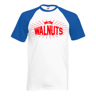 The Walnuts - With Bells On. Baseball shirt printed front and back Thumbnail